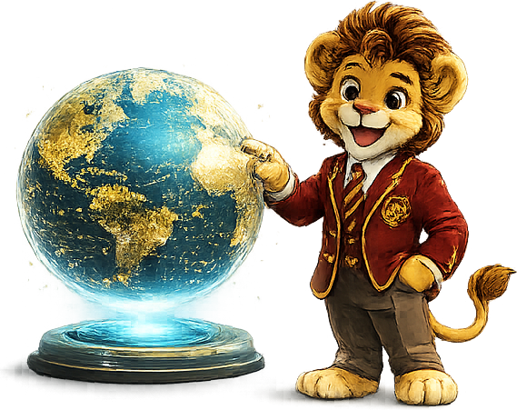 Leo, the Caribbean Ivy League Academy mascot