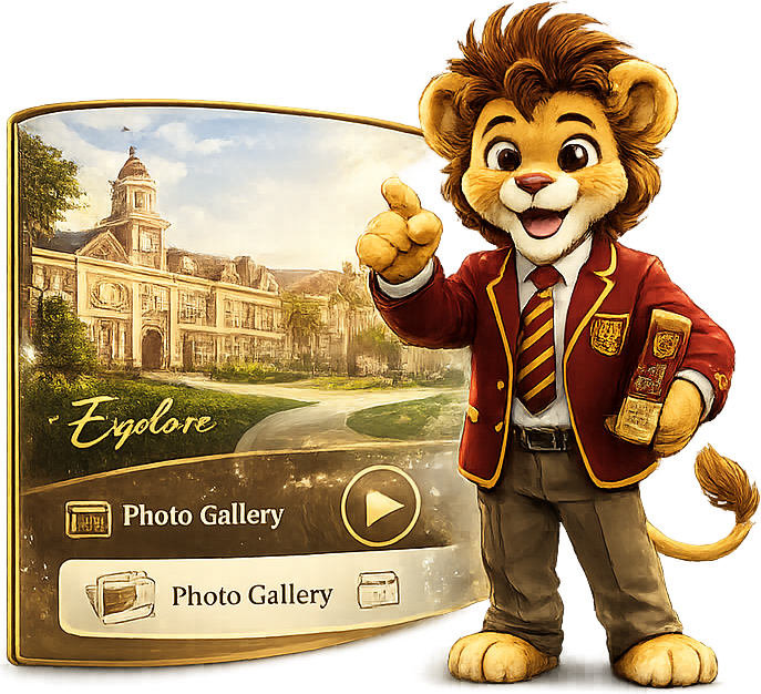 Leo, the Caribbean Ivy League Academy mascot